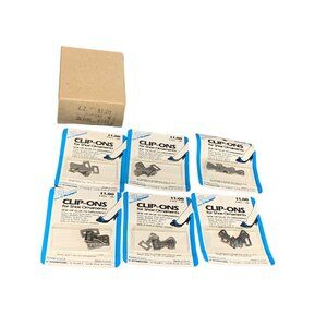 E.Z. Clip-Ons For Shoe Ornaments 4 Pcs - Sew Or Glue To Embellish Shoes